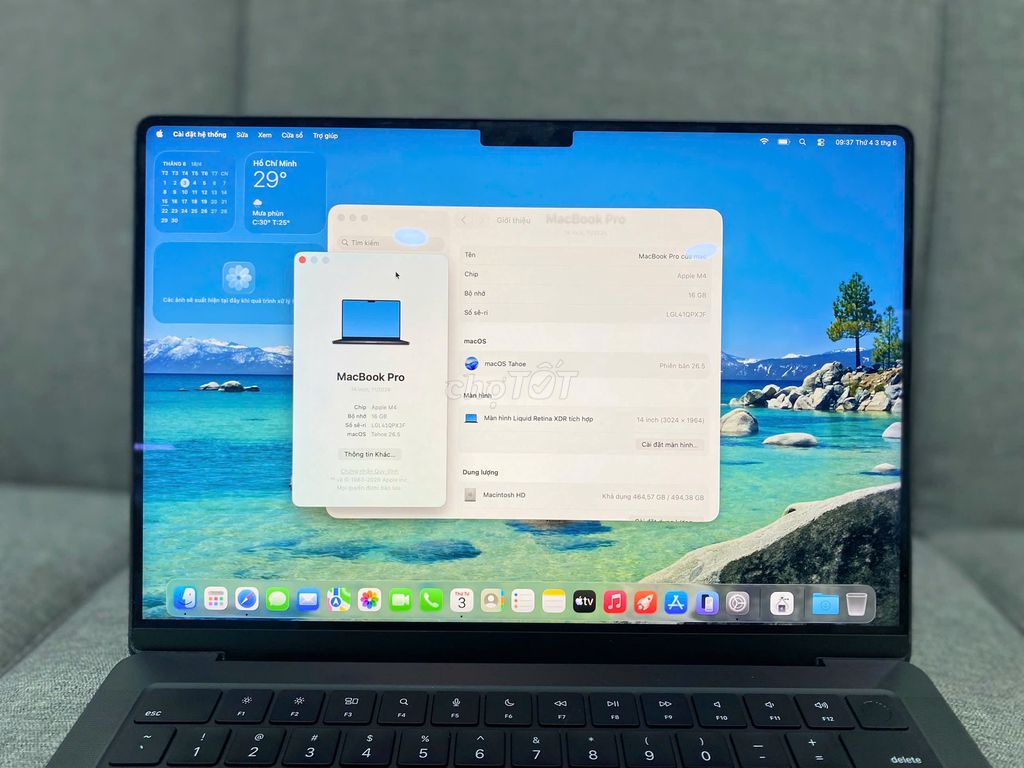 Macbook Pro 14inch Chip M4 Ram 16Gb SSD 512Gb . Mua bán Laptop tại Quận 10 Tp Hồ Chí Minh được đăng bởi Lapvn hình 1