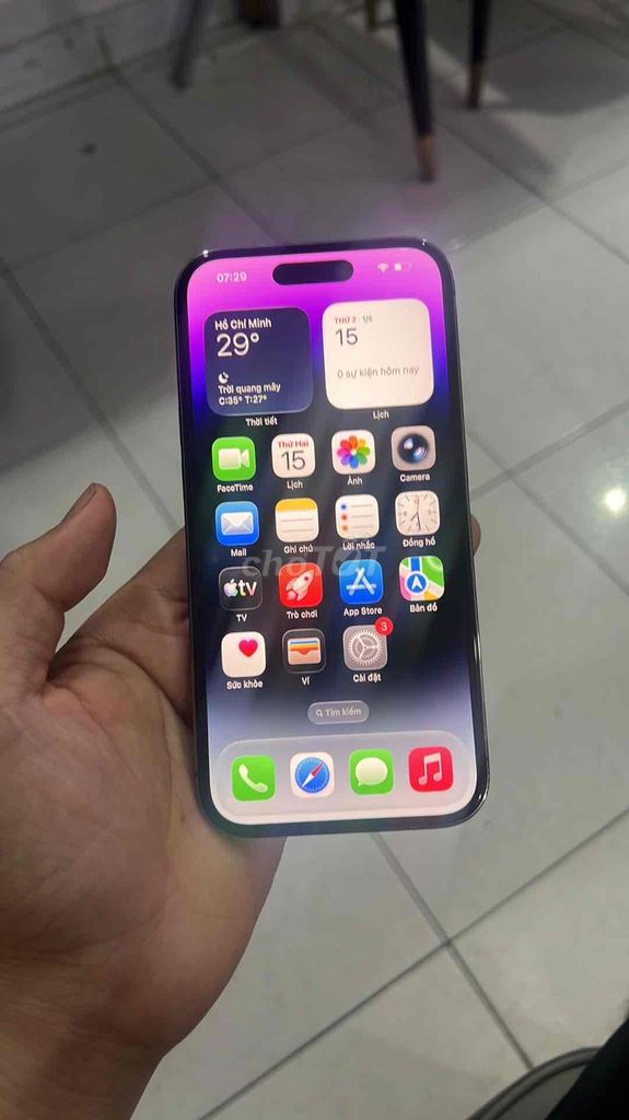 Apple iPhone 14 Pro 128GB Tím. Mua bán Điện thoại tại Thành phố Thủ Dầu Một Bình Dương được đăng bởi Tuấn kiệt hình 1
