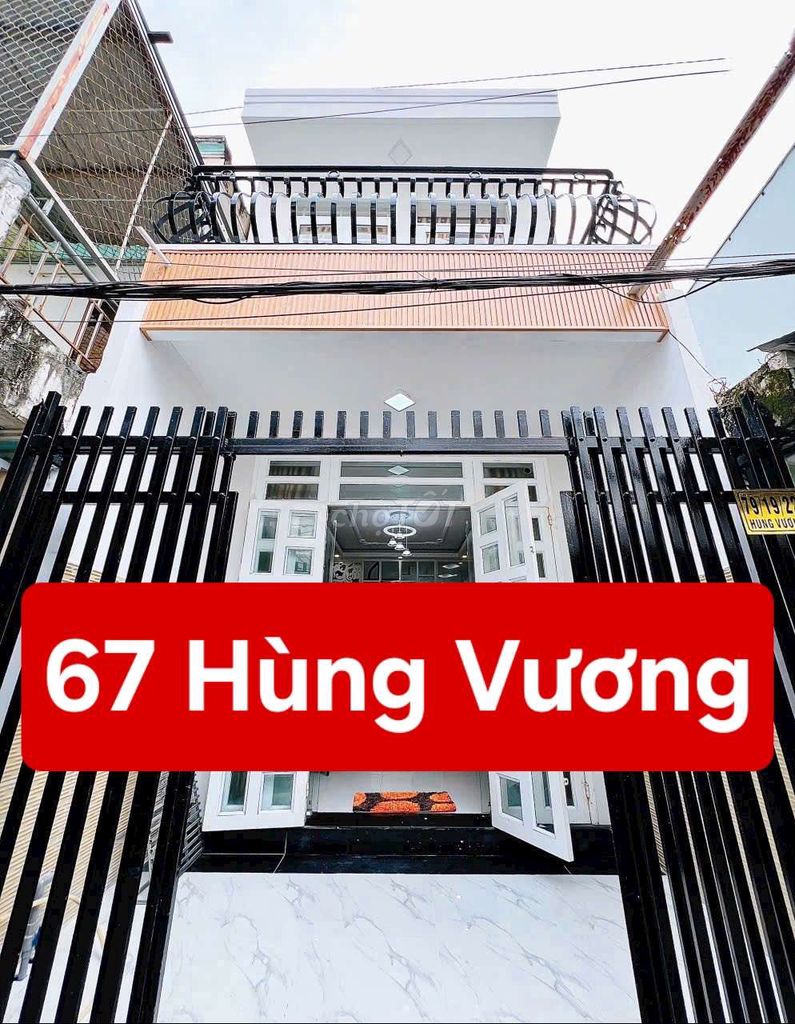 NHÀ TRỆT LẦU ĐÚC - HẺM 67 HÙNG VƯƠNG