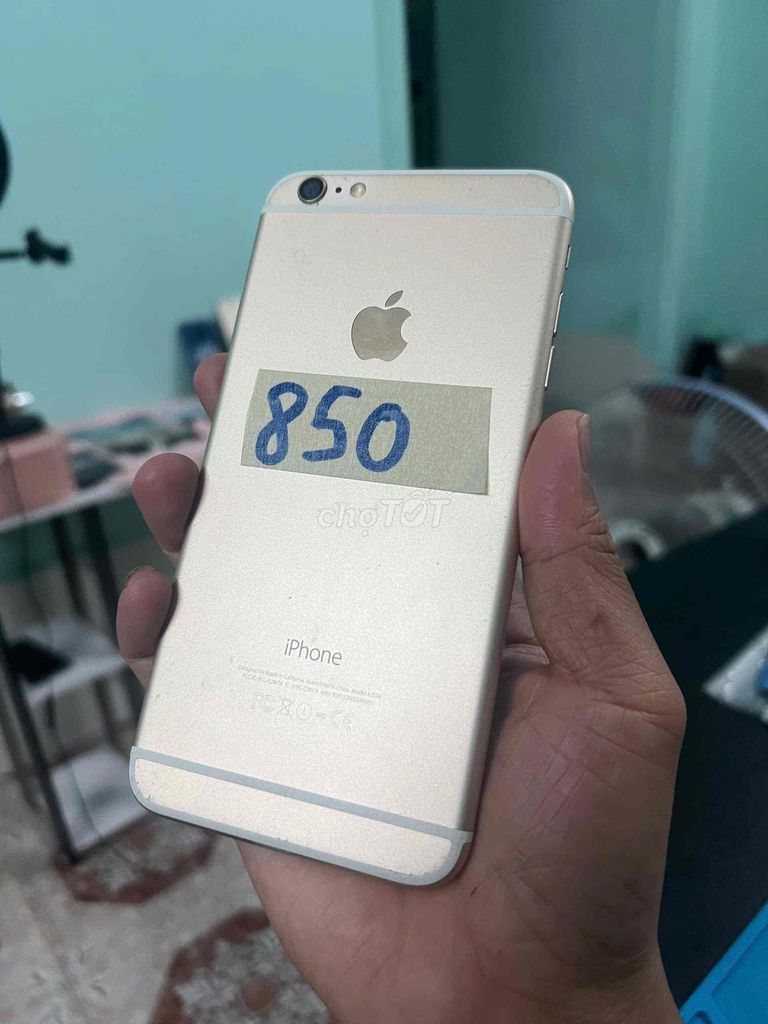 ip6 plus, bảng 64g, đẹp, mất vân, pin trâu