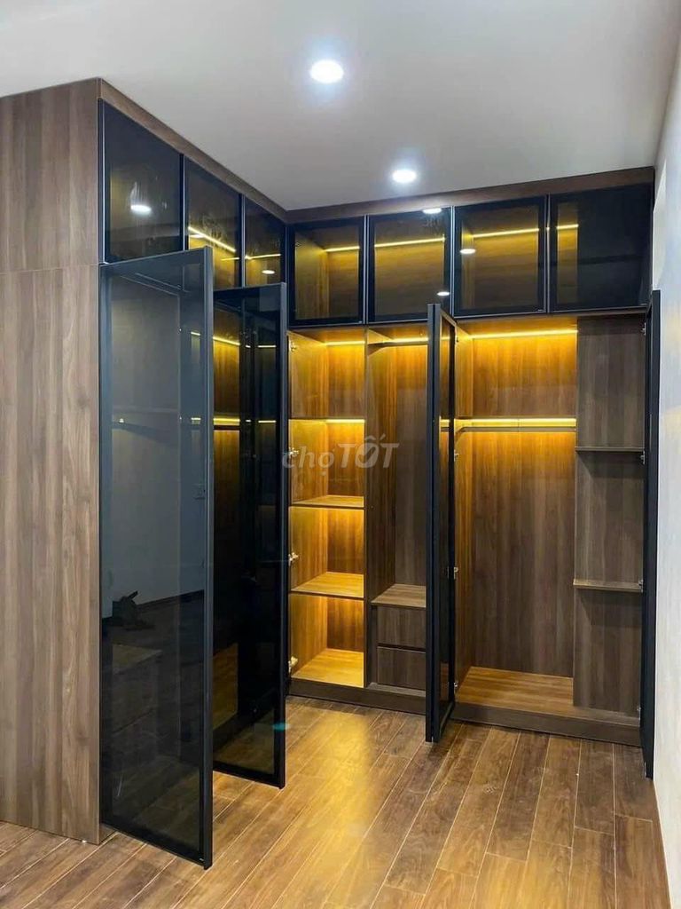 Tủ áo gỗ công nghiệp kết hợp cánh kính. Mua bán Tủ, kệ gia đình tại Huyện Thanh Trì Hà Nội được đăng bởi Nội Thất Việt Home hình 1