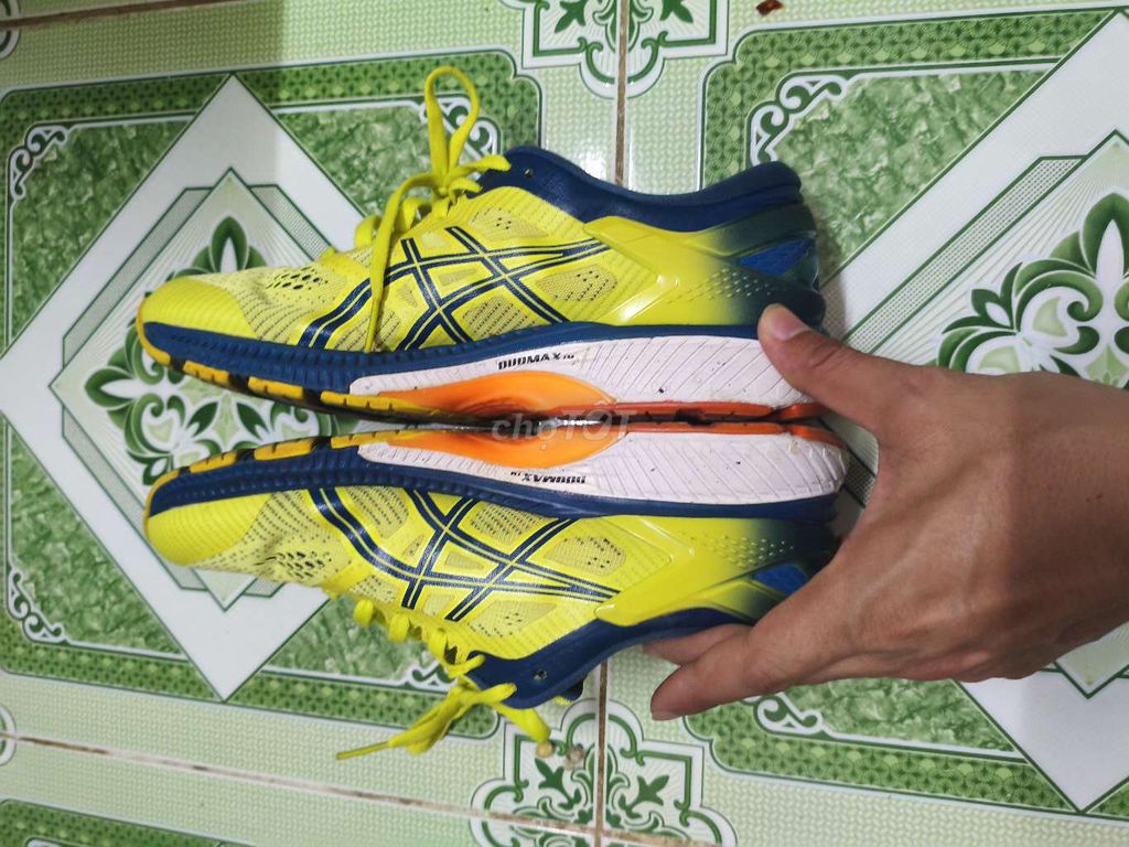 Giày chạy bộ Asics Nhật Bản Vàng Xanh. Mua bán Giày dép tại Quận Gò Vấp Tp Hồ Chí Minh được đăng bởi Vũ Hán hình 1