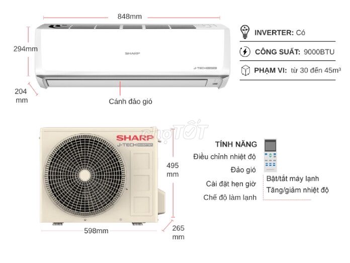 MÁY LẠNH MỚI - TOSHIBA INVERTER TRẢ GÓP TẠI NHÀ. Mua bán Máy lạnh, điều hoà tại Quận Bình Thạnh Tp Hồ Chí Minh được đăng bởi Tâm Điện Máy Trả Góp  hình 1