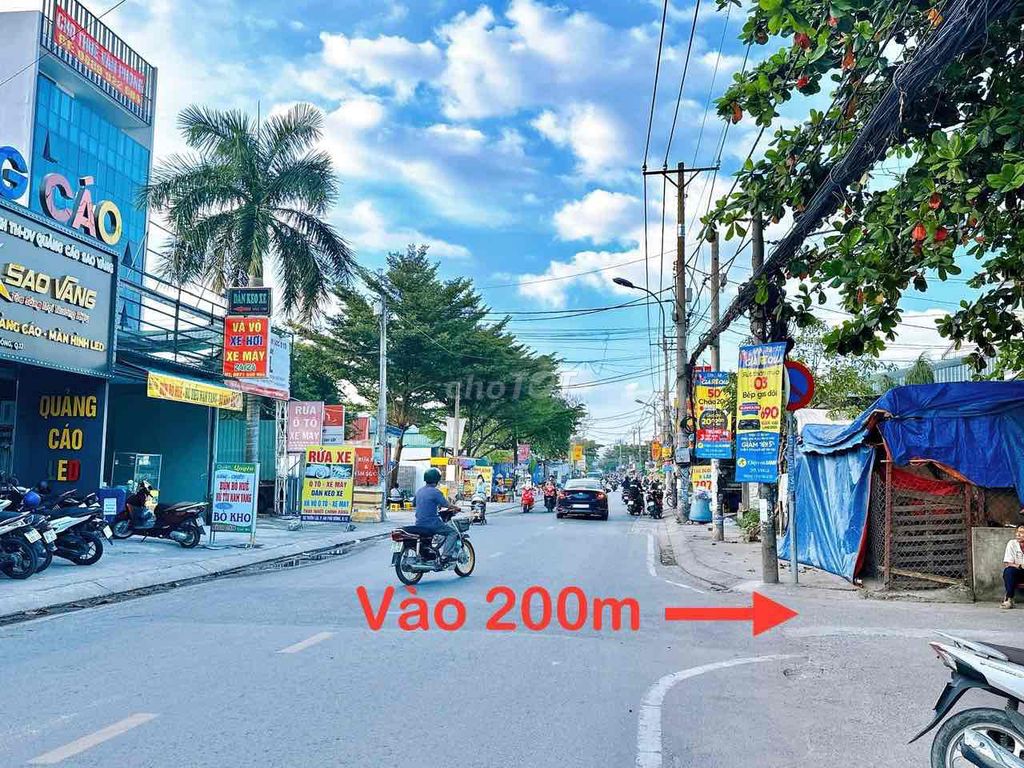 💥Bán lô góc 2 mặt tiền hẻm 105 Vườn Lài. 4.6x12m đường nhựa 6m thông