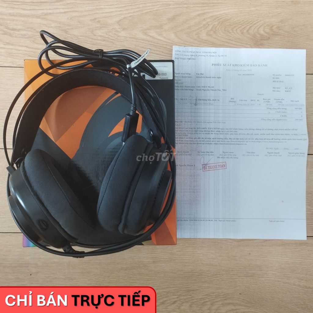 Tai Nghe Gaming Dareu EH416 7.1 RGB USB Cũ Tốt