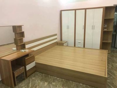 Combo giường tủ phòng ngủ gỗ công nghiệp giá rẻ