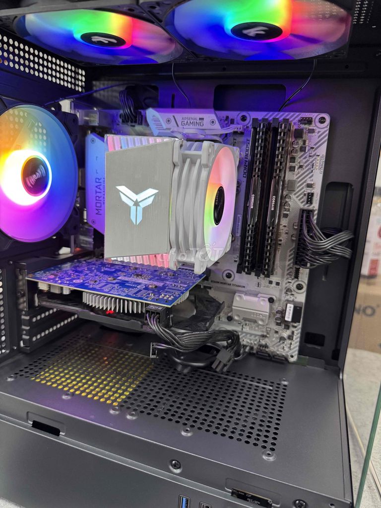 Bán pc B360 motar i5-9600k vga 750ti