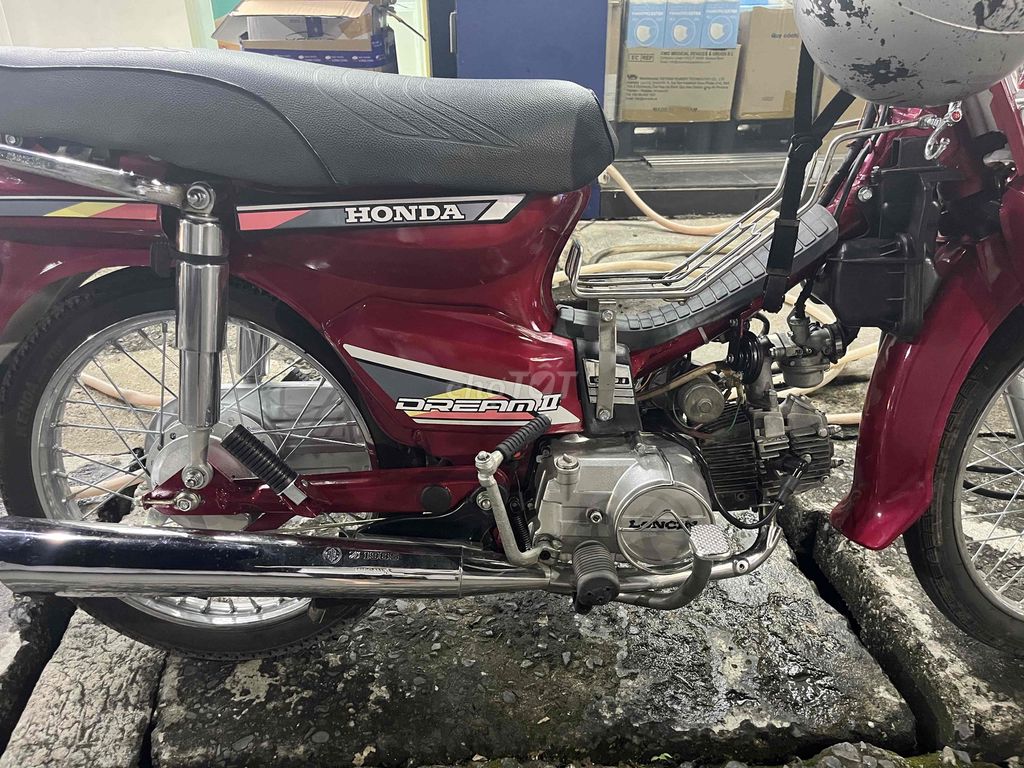 Honda Dream II Đỏ. Mua bán Xe máy tại Huyện Dương Minh Châu Tây Ninh được đăng bởi Nguyễn Thành Sang hình 3