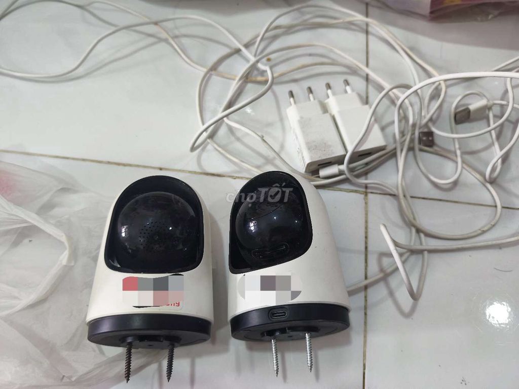Camera an ninh Trắng Nhựa Dây sạc. Mua bán Máy ảnh, Máy quay tại Quận 4 Tp Hồ Chí Minh được đăng bởi Luca Vo hình 1