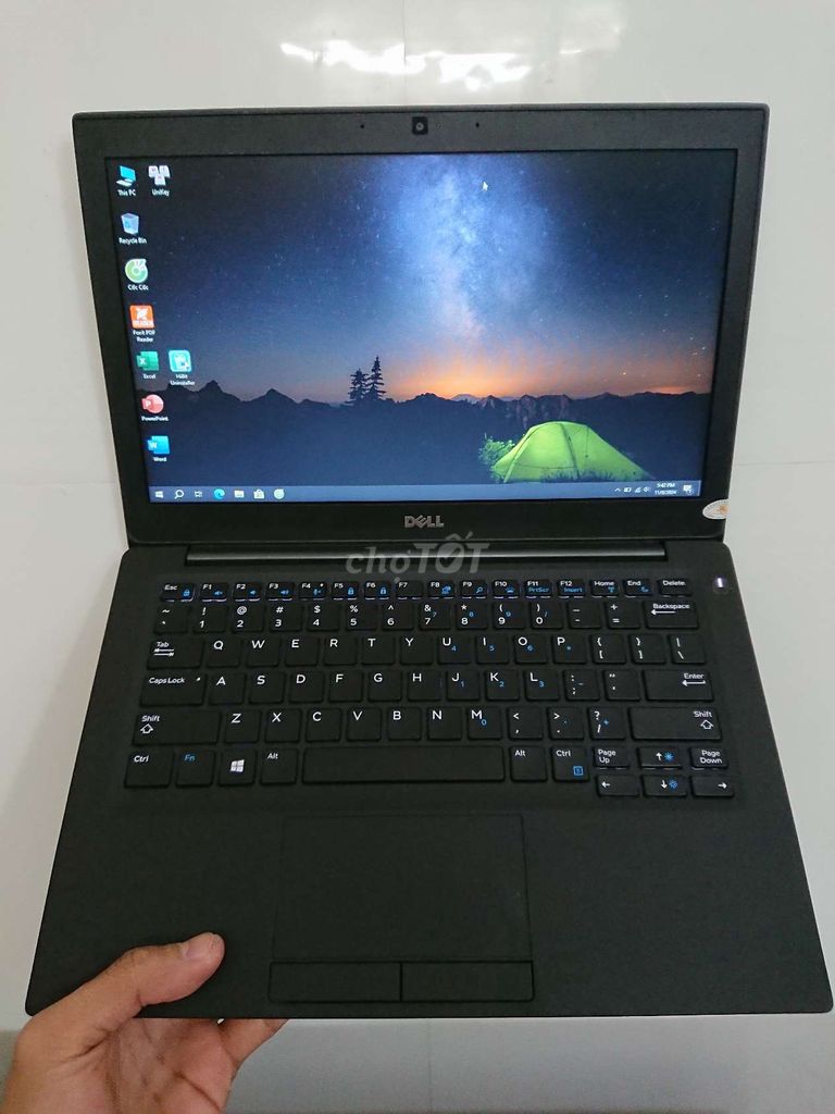 Laptop Dell 7280 I5 8GB/256GB SSD 12.5 inch cũ