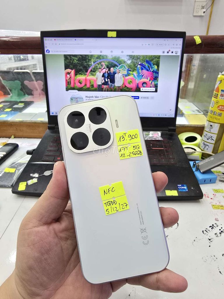 Xiaomi 17T 5G 12GB/256GB Trắng Like New. Mua bán Điện thoại tại Thành phố Long Xuyên An Giang được đăng bởi Facebook Cầm Đồ Thúy Vân hình 1