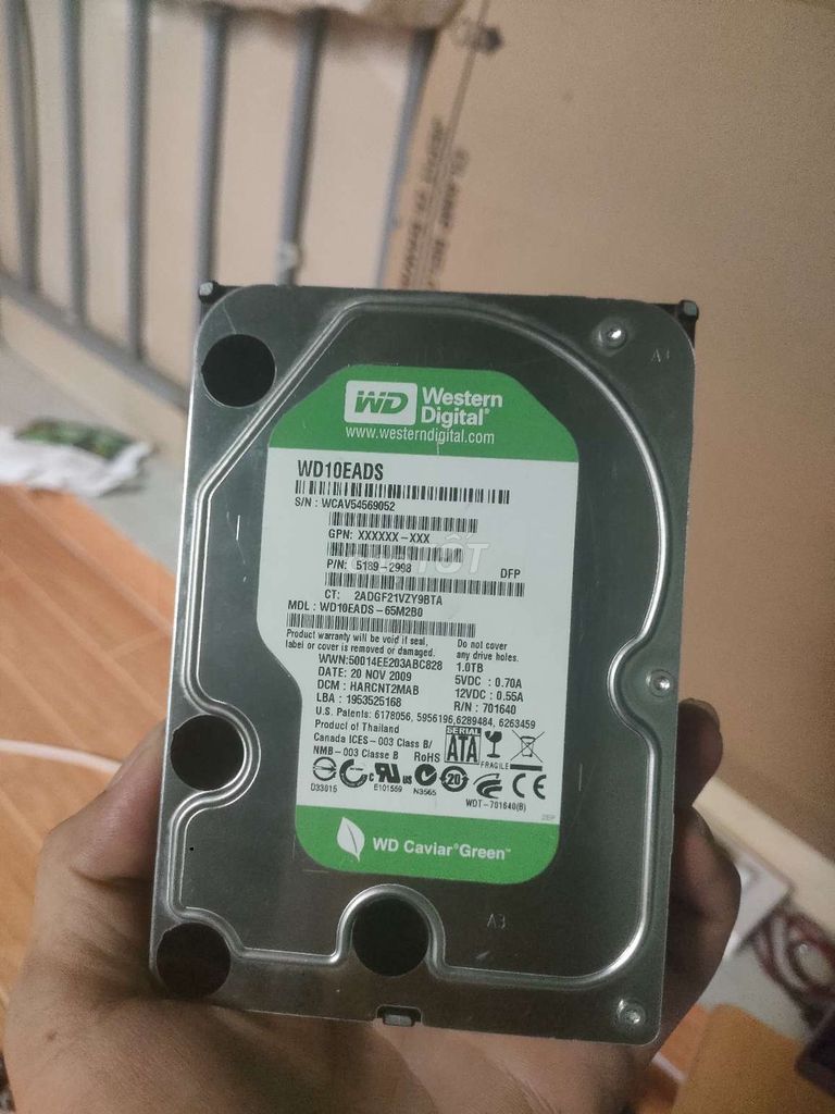 Ổ cứng HDD Western Digital WD10EADS 1TB. Mua bán Linh kiện (RAM, Card...) tại Huyện Củ Chi Tp Hồ Chí Minh được đăng bởi Nguyễn Văn Nhật hình 1