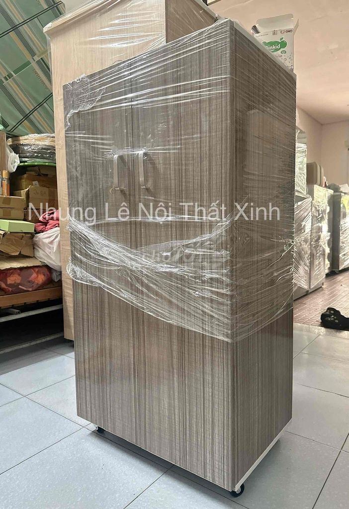 Tủ quần áo Ecomi 2 cánh mini 1m2x62cm. Mua bán Tủ, kệ gia đình tại Quận Sơn Trà Đà Nẵng được đăng bởi Nội Thất Xinh hình 1