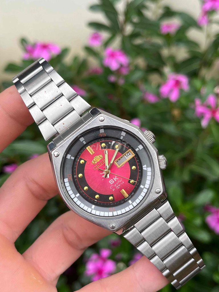 Đồng hồ Orient SK Crystal Đỏ Nam. Mua bán Đồng hồ tại Quận 1 Tp Hồ Chí Minh được đăng bởi Đặng Việt Đông  hình 1