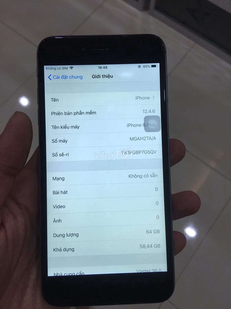 0367520533 - Apple iPhone 6 plus Đen bóng - Jet black