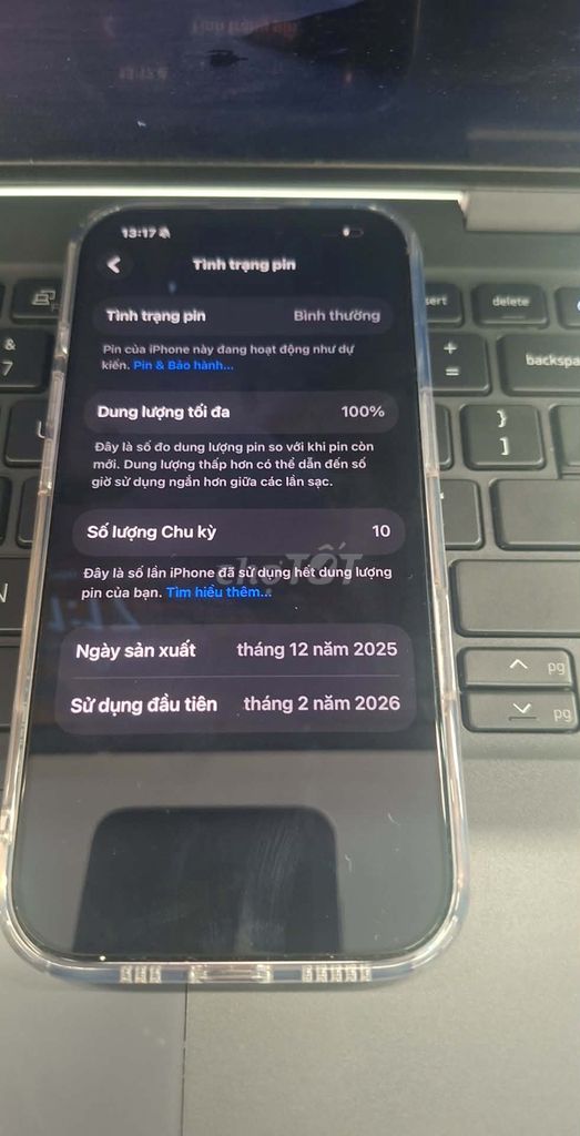 Apple iPhone 17 256GB Tím. Mua bán Điện thoại tại Quận Hoàn Kiếm Hà Nội được đăng bởi Tỏa Liêu Kim hình 1