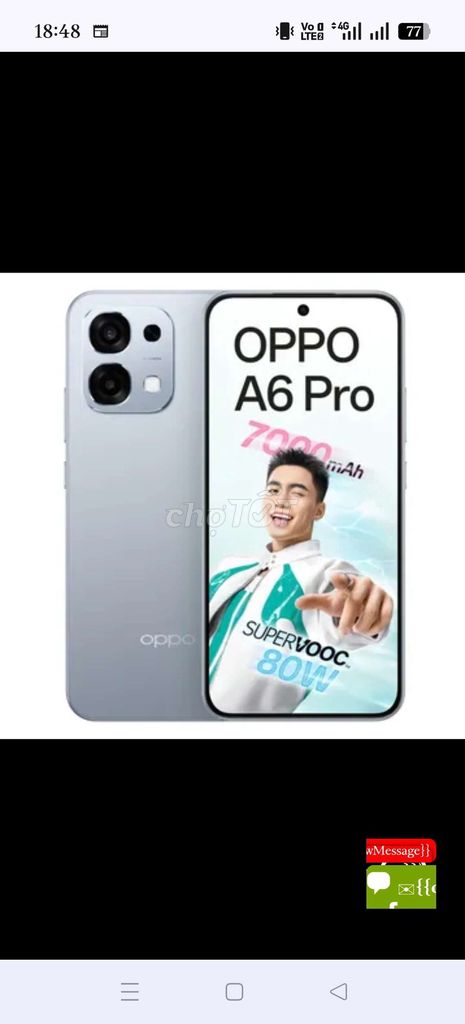 Oppo A6 Pro 8GB/256GB Bạc. Mua bán Điện thoại tại Huyện Hương Sơn Hà Tĩnh được đăng bởi Nguyen Huyen hình 1