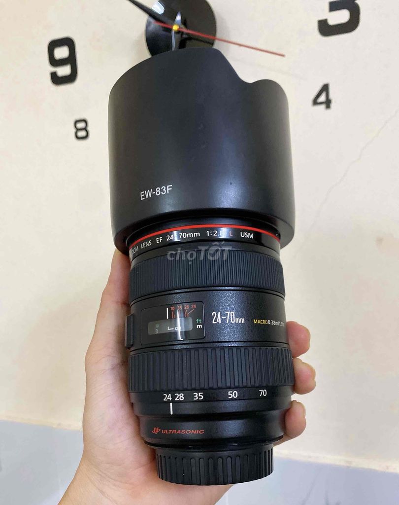 ống kính canon 24-70f2.8L đẹp keng