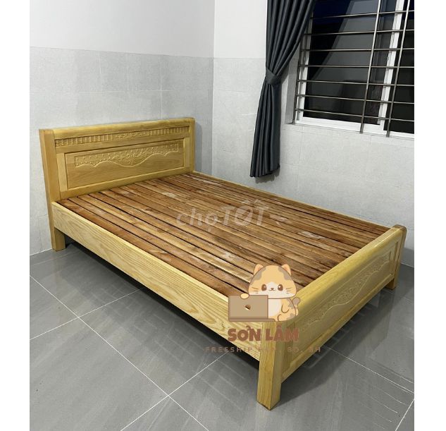 giường ngủ gỗ mới HCM freehsip - giường ngủ gỗ sồi