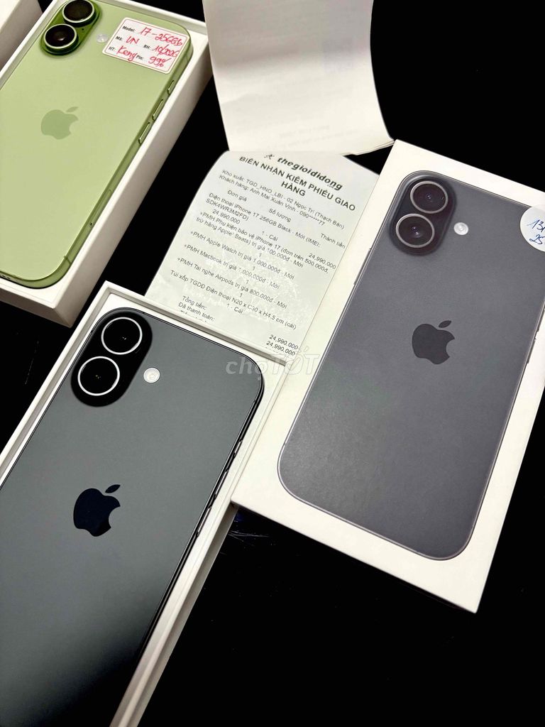 iphone 17-256gb Black mua TGDĐ 30phút+ bill 25tr. Mua bán Điện thoại tại Quận Đống Đa Hà Nội được đăng bởi Quý Hoàng hình 1