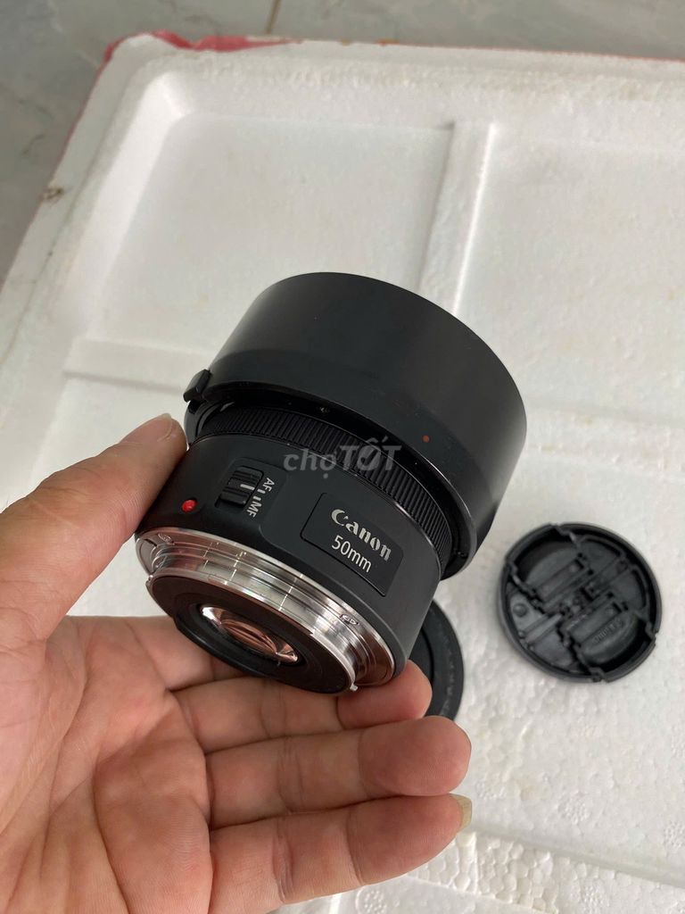 Ống kính Canon EF 50mm F1.8 STM mới đẹp