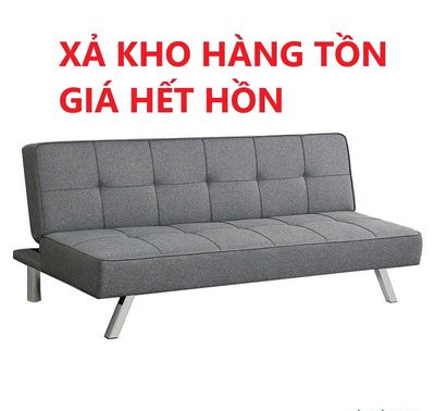 Ghế sofa bed, sofa 2 chức năng bọc vải chân inox. Mua bán Bàn ghế tại Thành phố Thủ Đức Tp Hồ Chí Minh được đăng bởi Thanh Lý Nội thất Phú Nhàn