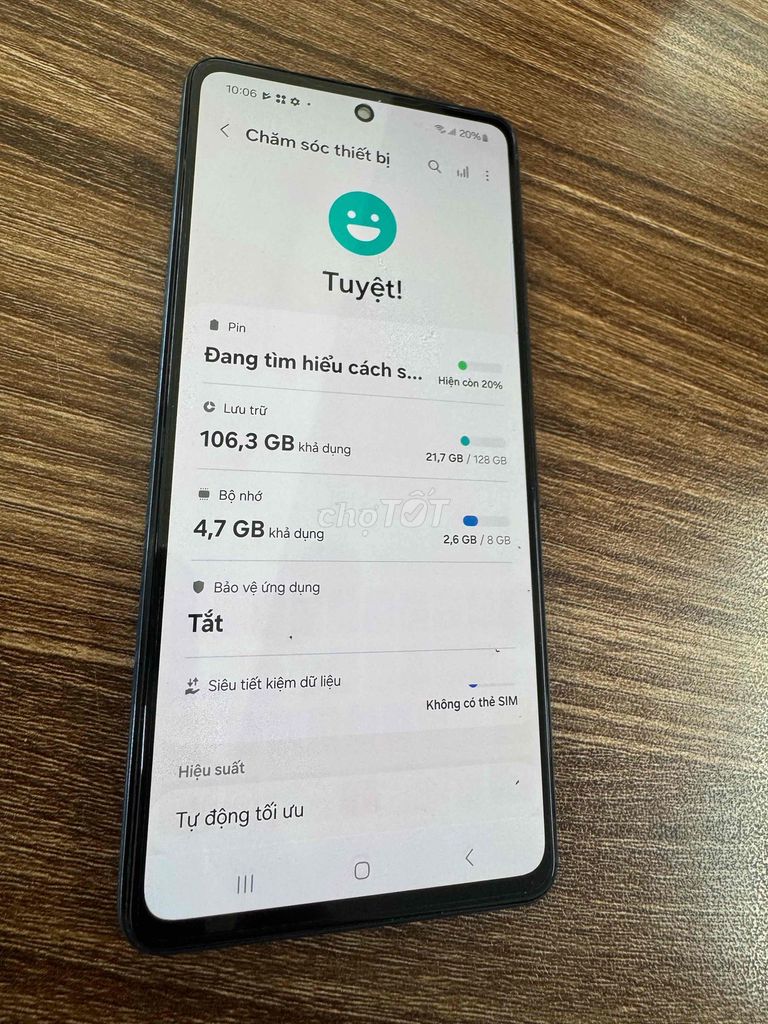 Samsung Galaxy A52 128GB Xanh. Mua bán Điện thoại tại Quận Thanh Xuân Hà Nội được đăng bởi Tống văn Kien hình 1