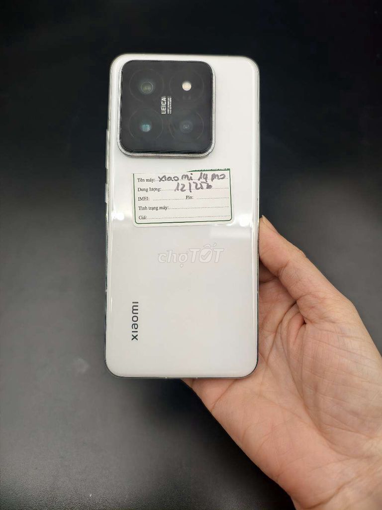 Xiaomi 14 pro 5g 12/256g đẹp 98,9%  rom qtế. Mua bán Điện thoại tại Quận 6 Tp Hồ Chí Minh được đăng bởi Nhất Tín Mobile hình 1