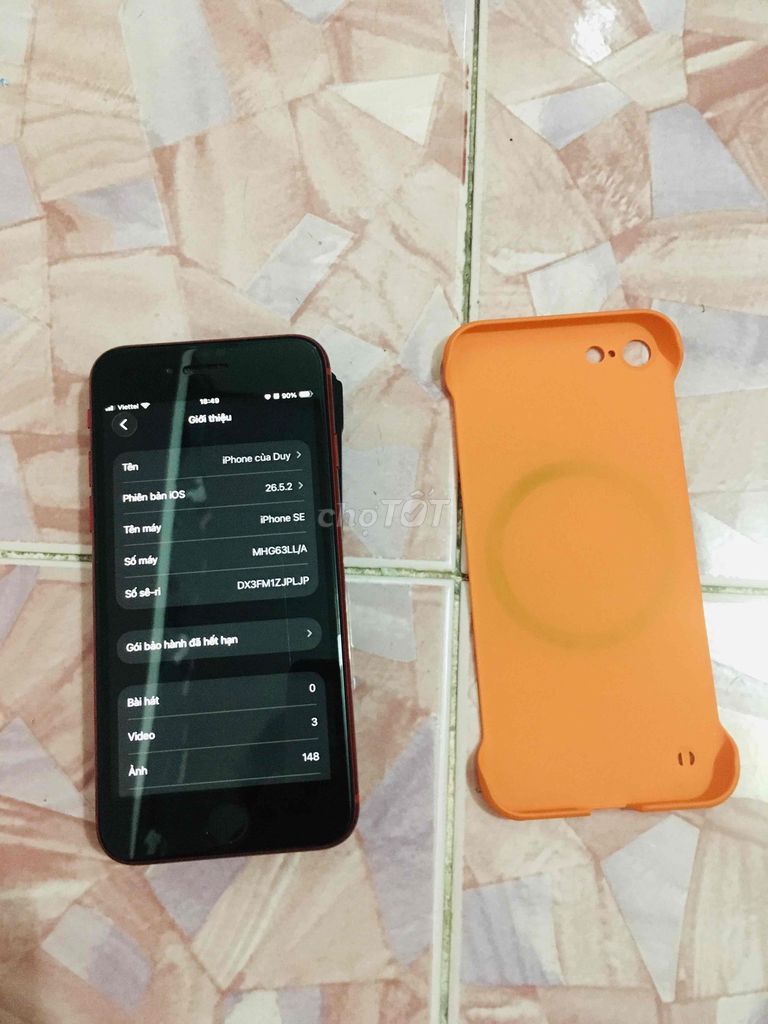 Apple iPhone SE 2020 quốc tế 64GB Đỏ Đã sử dụng. Mua bán Điện thoại tại Thành phố Biên Hòa Đồng Nai được đăng bởi Duy hình 1