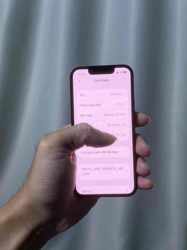 Apple iPhone 13 mini Đen full cn. Mua bán Điện thoại tại Thành phố Thủ Đức Tp Hồ Chí Minh được đăng bởi nubita hình 1