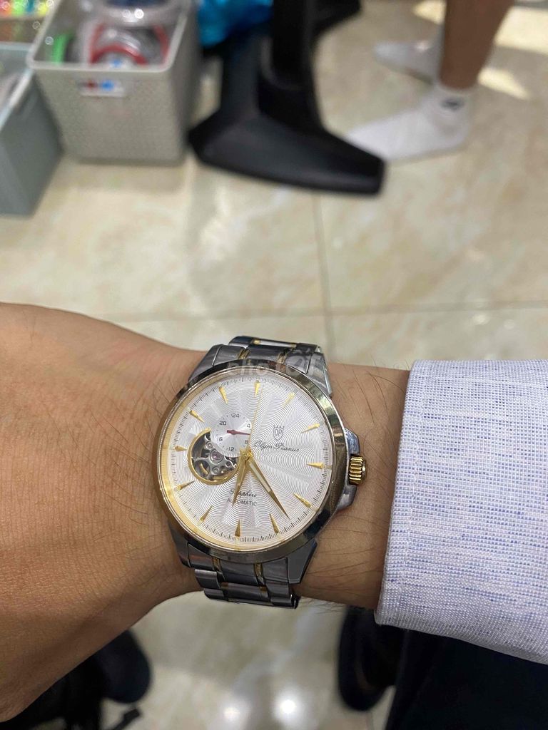 Olym Pianus 990-08AM Nam Bạc Vàng. Mua bán Đồng hồ tại Quận Kiến An Hải Phòng được đăng bởi Quan Nguyen hình 1