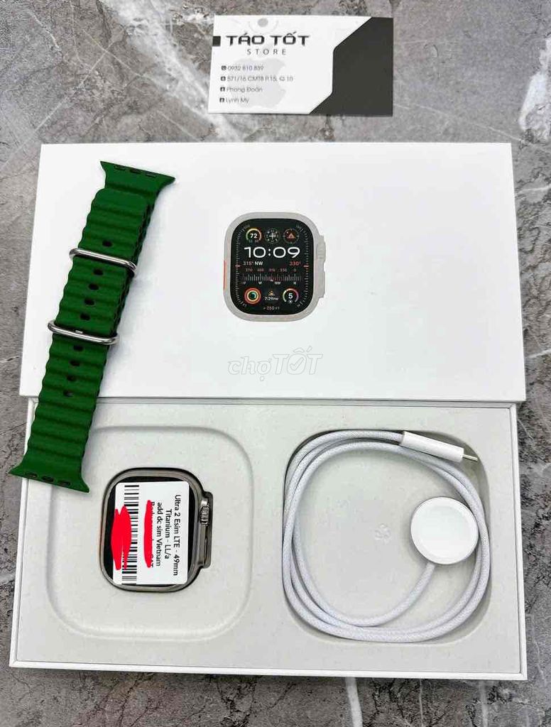 Apple wacth Ultra 2 49mm Lte esim fulbox pin 100%