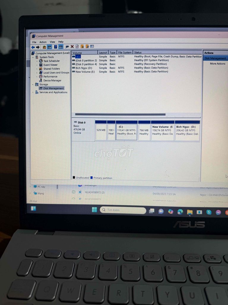Asus X509JA i5-1035G1 8GB/512GB Bạc Like New. Mua bán Laptop tại Quận Bình Thạnh Tp Hồ Chí Minh được đăng bởi Thanh Lí Giá Tốt hình 1