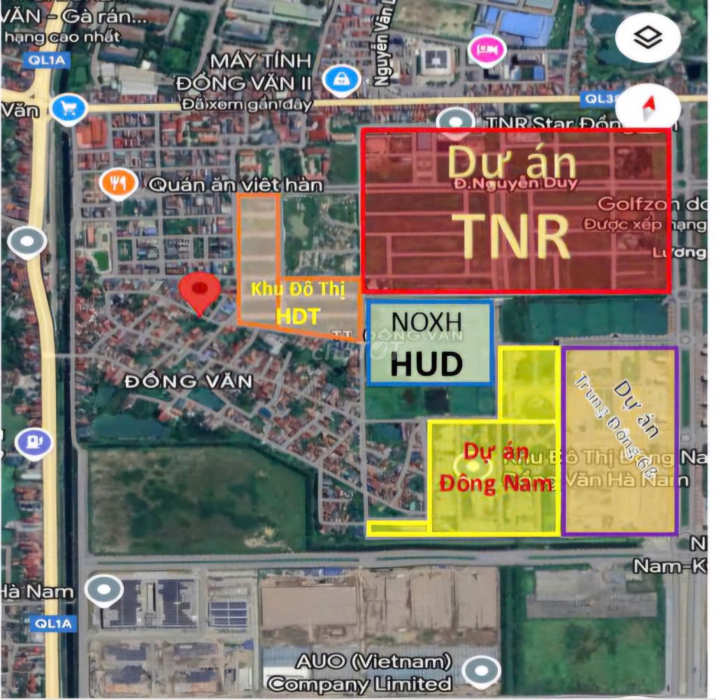 Đất Thổ Cư Trung Tâm Đồng Văn 100m (5x20) giá 1/2 khu vực dự án. Mua bán Đất tại Thị xã Duy Tiên Hà Nam được đăng bởi Huy Phách 16  hình 3