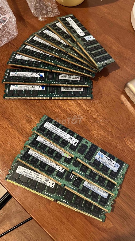 DDR4 32GB 2133 ECC reg Samsung và Hynix