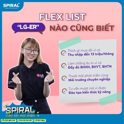 LG -  NHÂN VIÊN TƯ VẤN BÁN HÀNG THÁI NGUYÊN