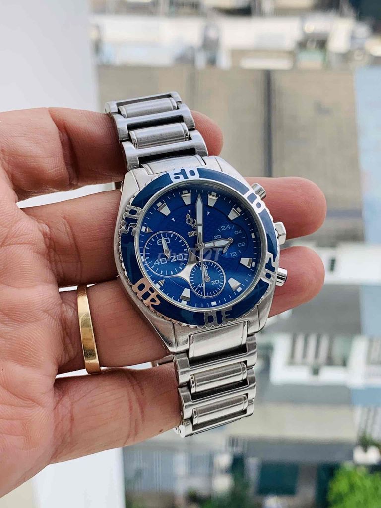 đồng hồ Musk Chronograph zin keng chạy full kim