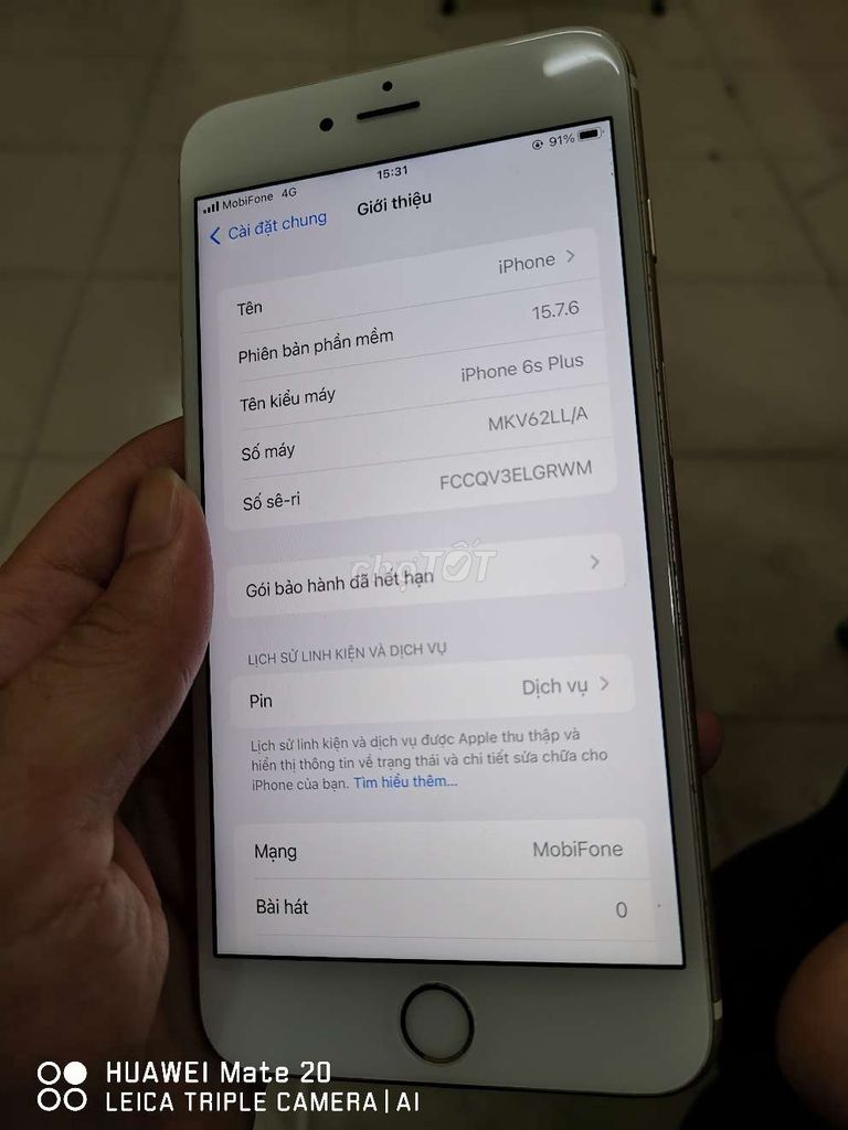 Iphone 6sp 16g. Mua bán Điện thoại tại Quận Gò Vấp Tp Hồ Chí Minh được đăng bởi bin hình 3