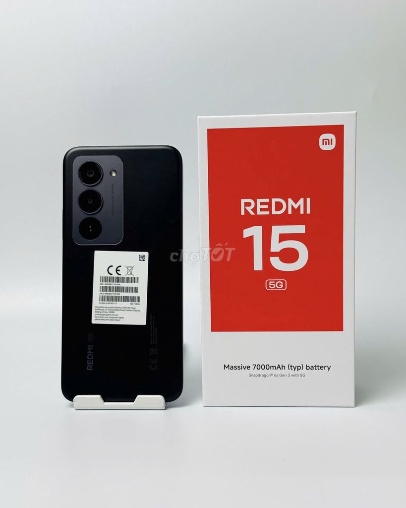 Xiaomi Redmi 15 5G 4G/128GB Fullbox BH Chính Hãng. Mua bán Điện thoại tại Quận Gò Vấp Tp Hồ Chí Minh được đăng bởi T MOBILE 2010 hình 1