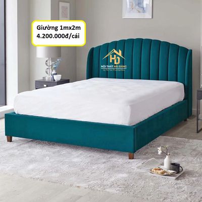 Giường Ngủ Thiết Kế Hiện Đại Bọc Vải gía Xưởng. Mua bán Giường, chăn ga gối nệm tại Quận Tân Bình Tp Hồ Chí Minh được đăng bởi Tổng Kho Nội Thất Hải Đăng