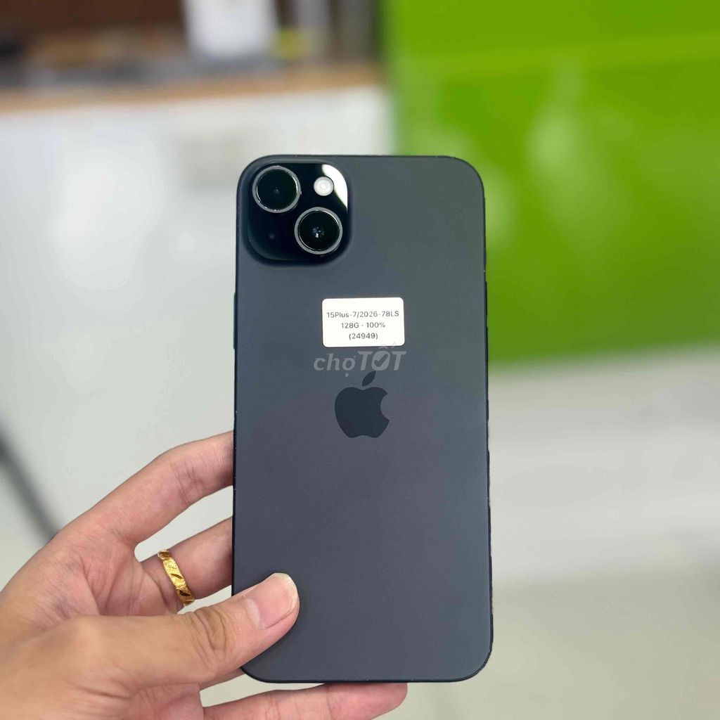 Apple iPhone 15 Plus 128GB Đen. Mua bán Điện thoại tại Quận Ngô Quyền Hải Phòng được đăng bởi TRAN SONG HA hình 1