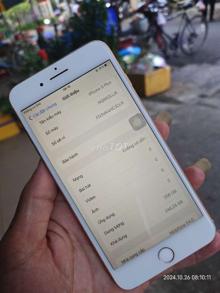 iPhone 8 plus 256gb nhận gl trao đổi