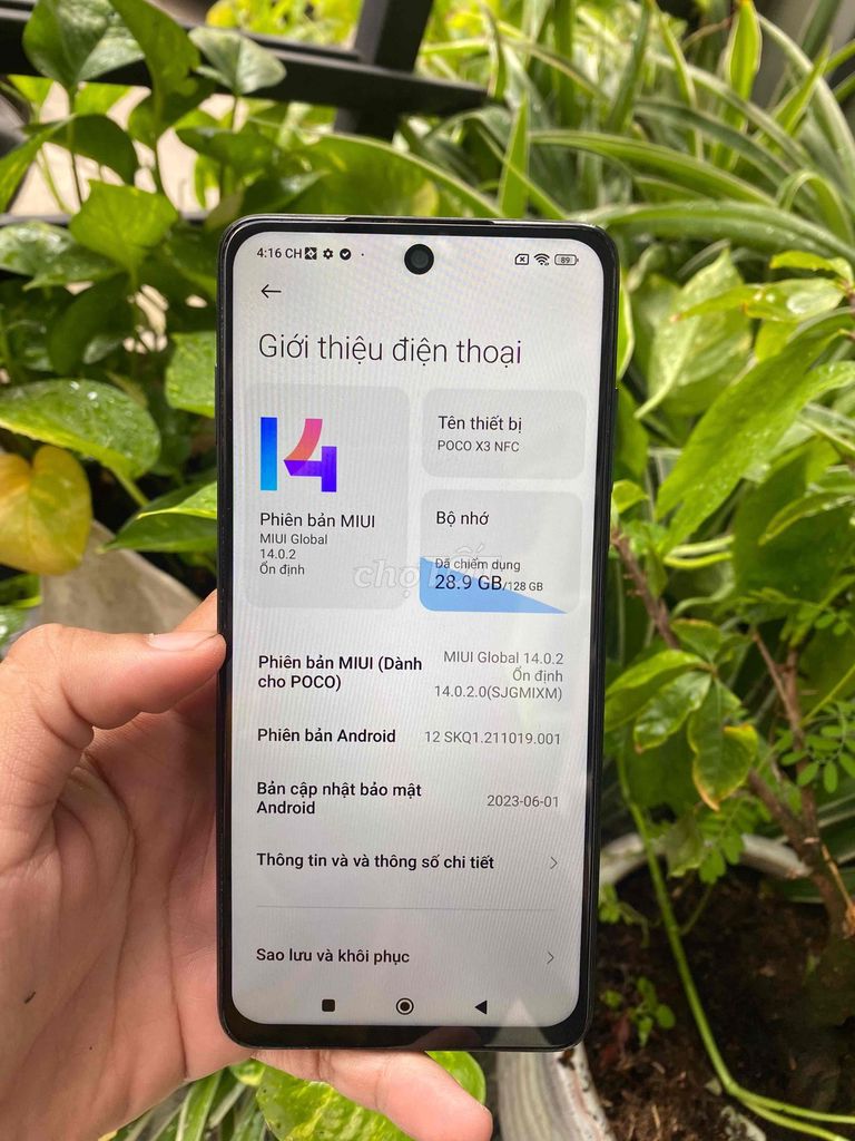 POCO X3 NFC 6+2/128GB. Mua bán Điện thoại tại Thành phố Thuận An Bình Dương được đăng bởi Huy SP hình 1
