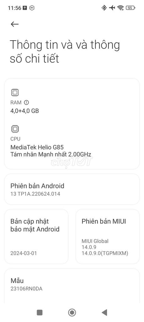 Xiaomi Redmi 13C 8GB/128GB Đen. Mua bán Điện thoại tại Huyện Châu Thành Kiên Giang được đăng bởi Hai hình 1
