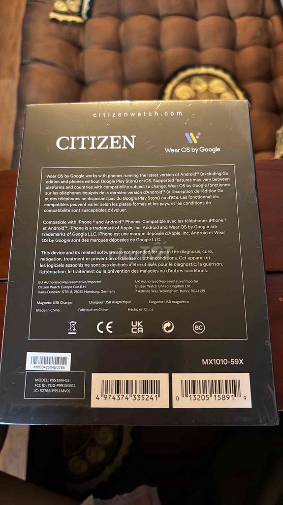 Đồng hồ thông minh Citizen CZ Smart. Mua bán Thiết bị đeo thông minh tại Quận Hoàn Kiếm Hà Nội được đăng bởi Vũ Vân Anh hình 1