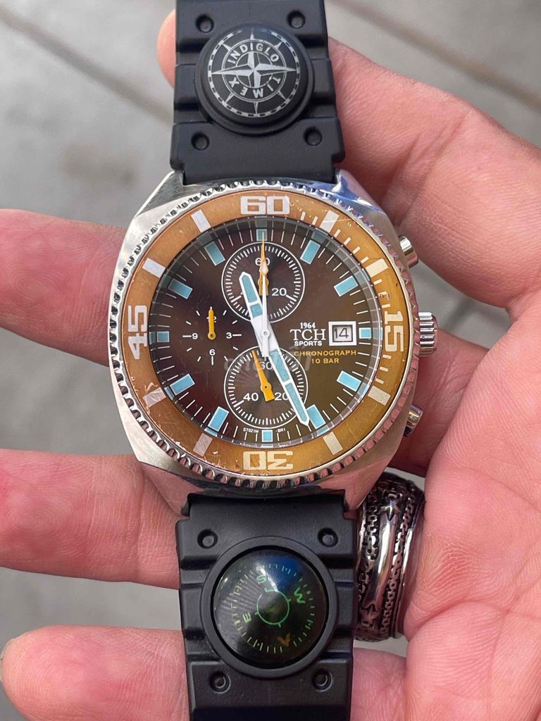 Đồng hồ TCH Sports 1964 Chronograph Nam Nâu. Mua bán Đồng hồ tại Quận Ninh Kiều Cần Thơ được đăng bởi Khoa Tây Nam hình 1