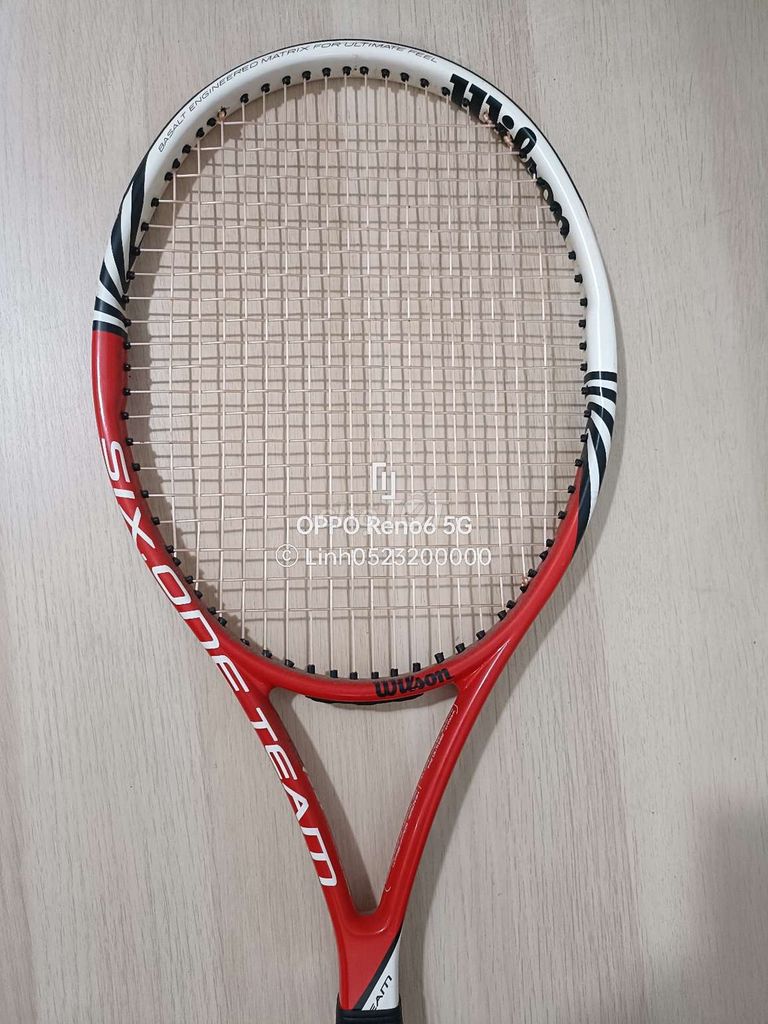 Vợt tennis Wilson Six One Team BLX 289g 95inch xịn