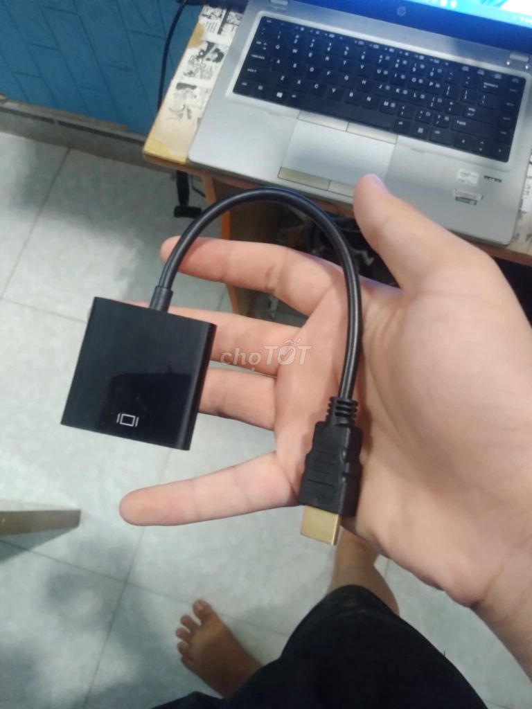 Jack chuyển đổi HDMI sang VGA Đen. Mua bán Phụ kiện (Màn hình, Chuột...) tại Huyện Krông Pắc Đắk Lắk được đăng bởi Tài Trần hình 1