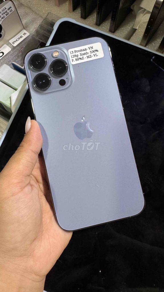 Iphone 13 promax 128g/ xanh/ quốc tế. Mua bán Điện thoại tại Thành phố Biên Hòa Đồng Nai được đăng bởi Phúc Ý Mobile hình 1