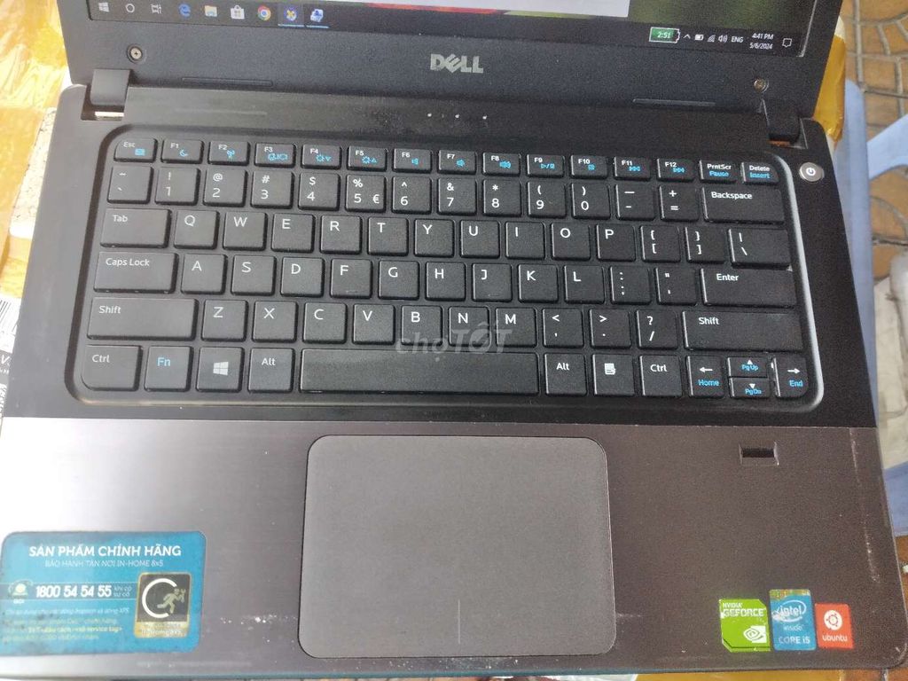 Laptop dell V5480 core i5 thế hệ 4 ssd pin trâu